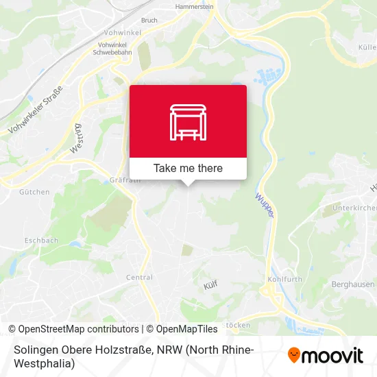 Solingen Obere Holzstraße map