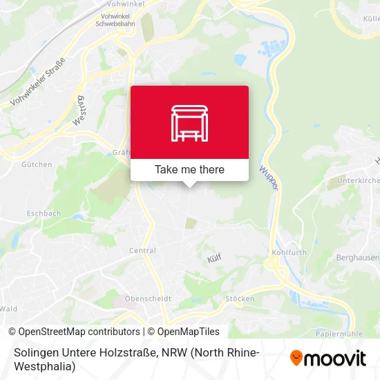 Карта Solingen Untere Holzstraße