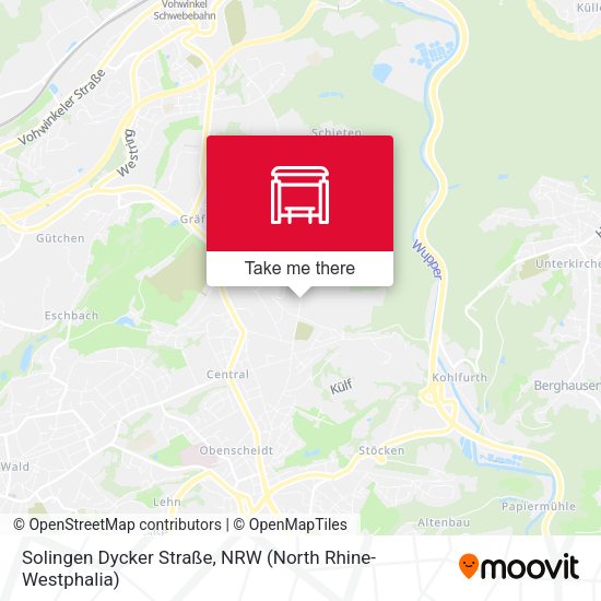 Карта Solingen Dycker Straße