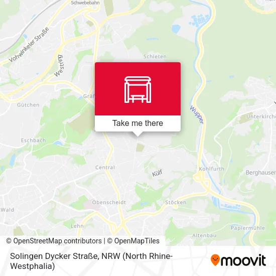 Карта Solingen Dycker Straße