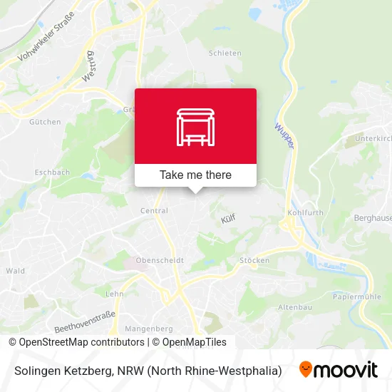 Карта Solingen Ketzberg