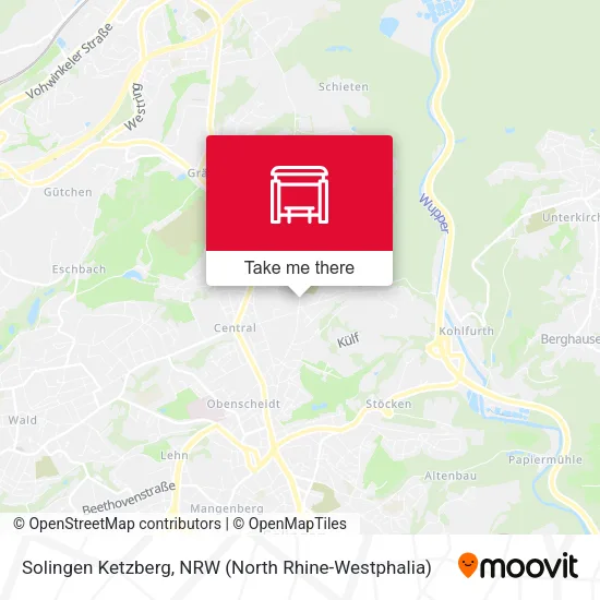 Карта Solingen Ketzberg