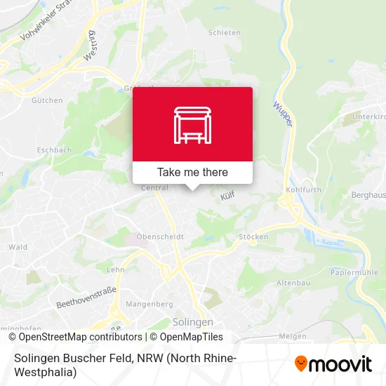 Карта Solingen Buscher Feld