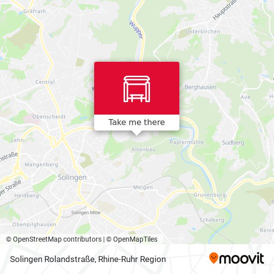 Solingen Rolandstraße map