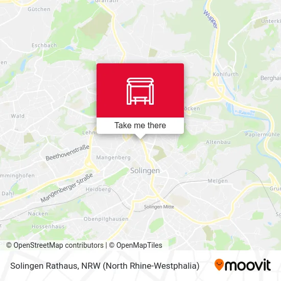 Solingen Rathaus map
