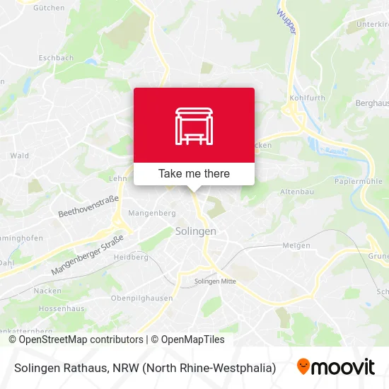 Карта Solingen Rathaus