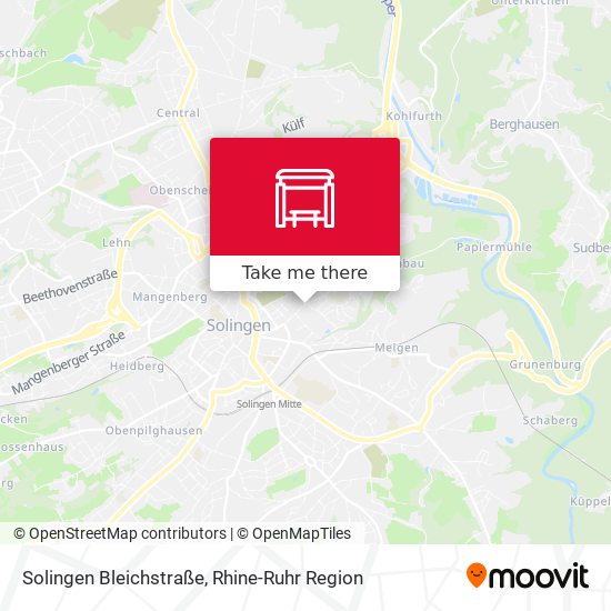 Solingen Bleichstraße map
