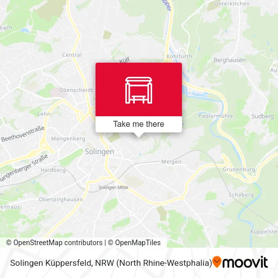 Карта Solingen Küppersfeld