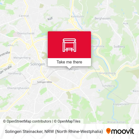 Карта Solingen Steinacker
