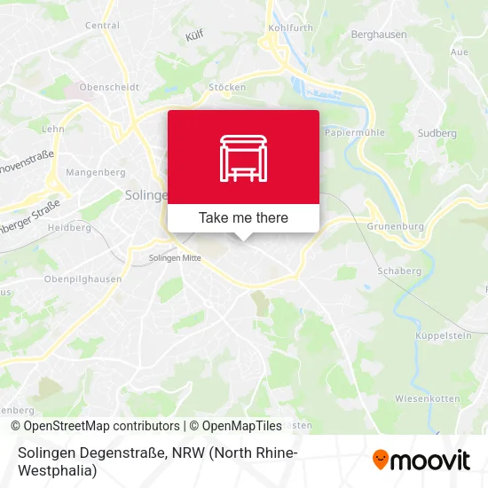 Карта Solingen Degenstraße