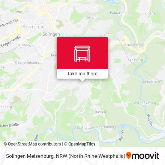 Solingen Meisenburg map