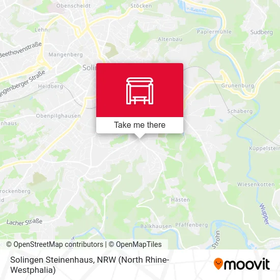Solingen Steinenhaus map
