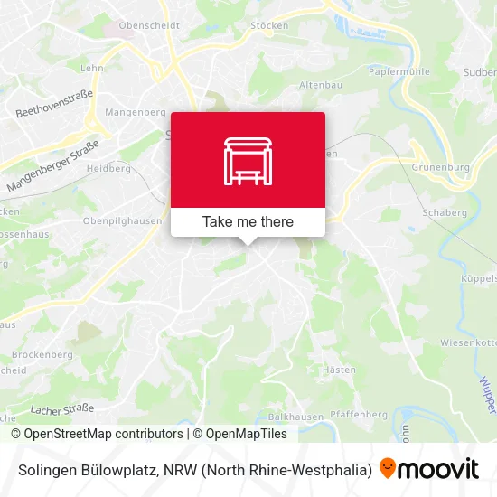 Карта Solingen Bülowplatz