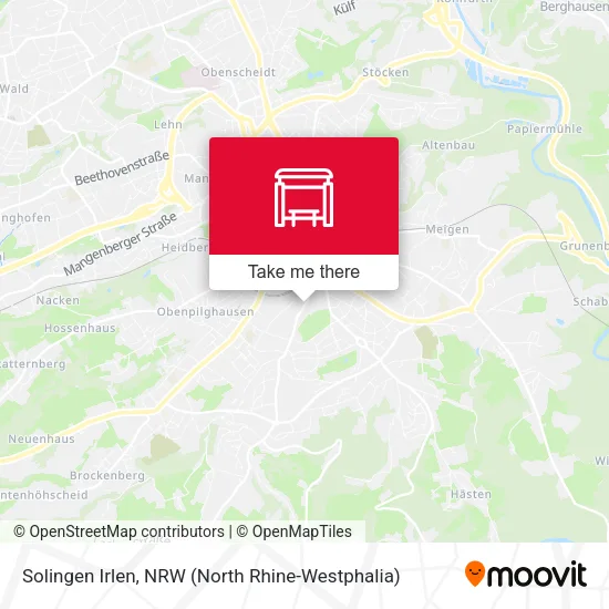 Карта Solingen Irlen