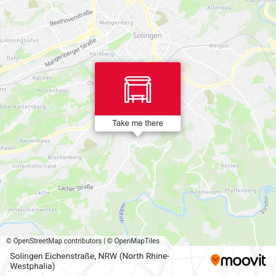 Карта Solingen Eichenstraße