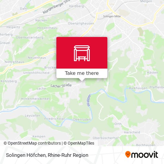 Solingen Höfchen map