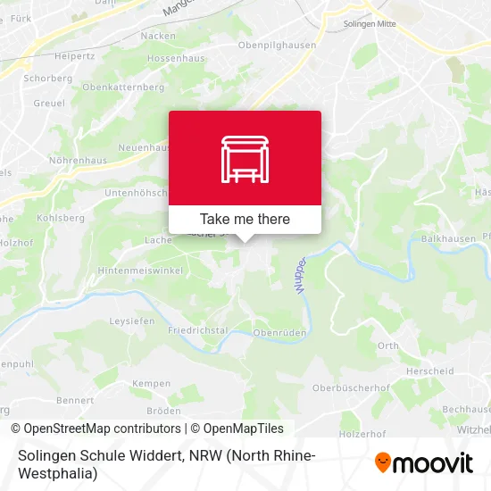 Карта Solingen Schule Widdert