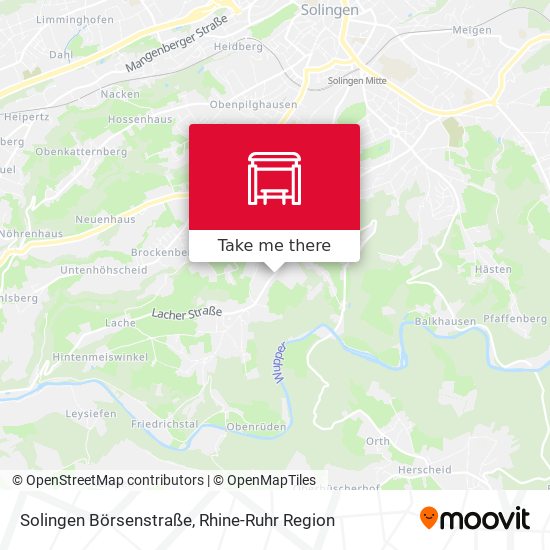 Solingen Börsenstraße map