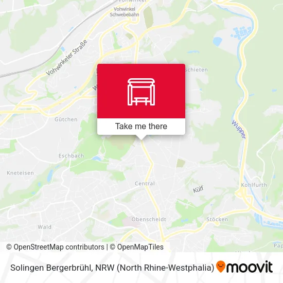 Карта Solingen Bergerbrühl