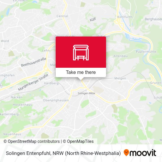 Карта Solingen Entenpfuhl