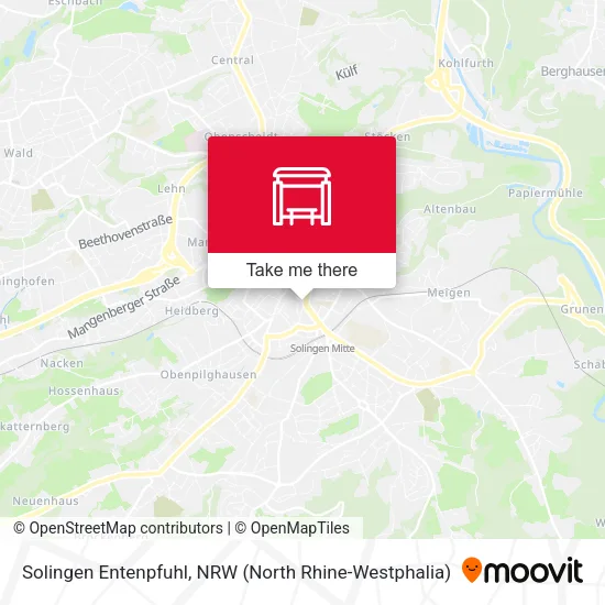 Карта Solingen Entenpfuhl