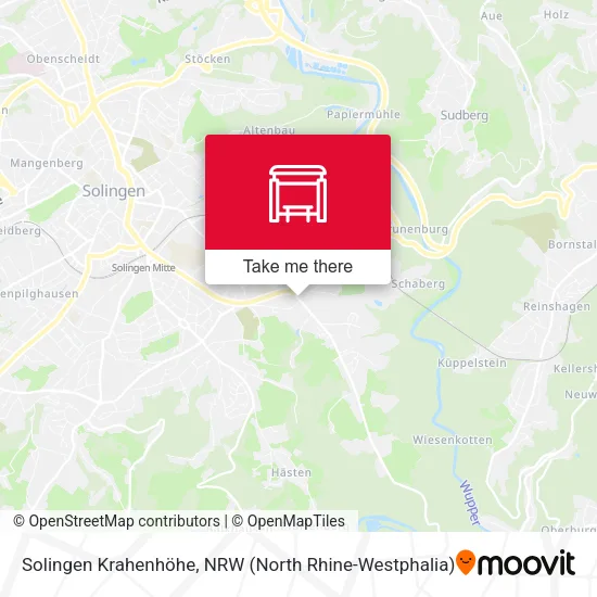 Карта Solingen Krahenhöhe
