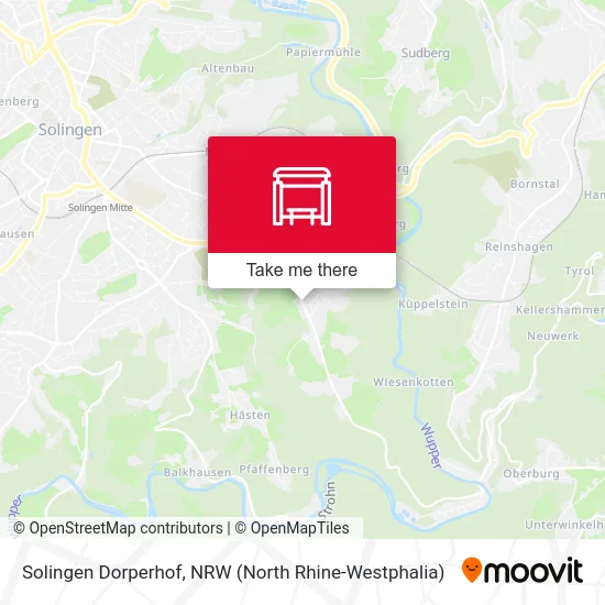 Solingen Dorperhof map