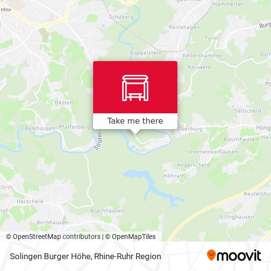 Solingen Burger Höhe map