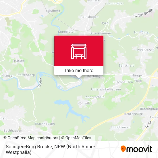 Solingen-Burg Brücke map