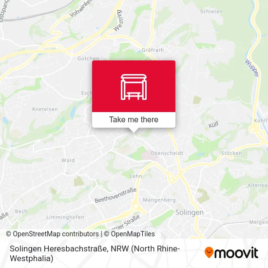 Карта Solingen Heresbachstraße