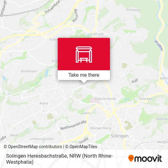 Карта Solingen Heresbachstraße