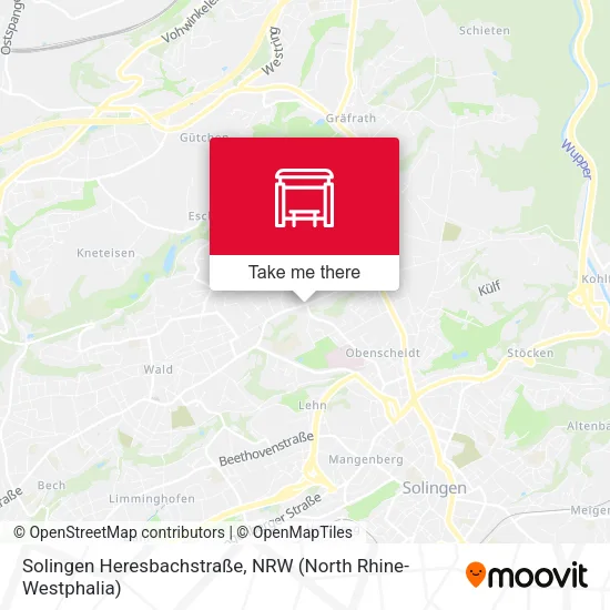 Карта Solingen Heresbachstraße