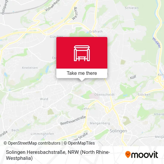 Карта Solingen Heresbachstraße