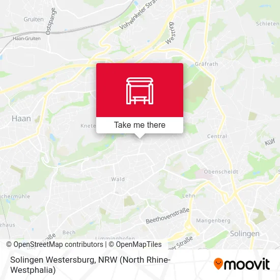 Solingen Westersburg map