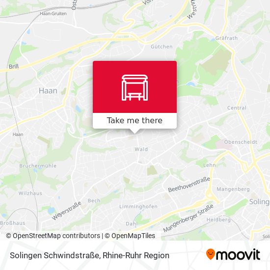 Solingen Schwindstraße map