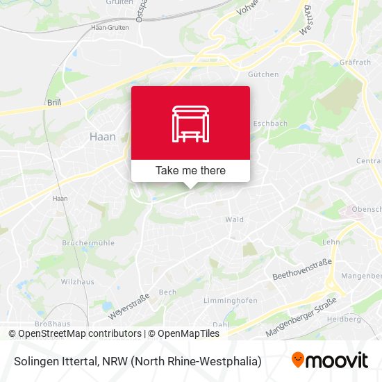 Карта Solingen Ittertal