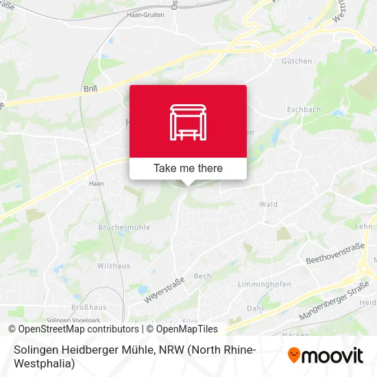 Карта Solingen Heidberger Mühle