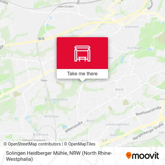 Solingen Heidberger Mühle map