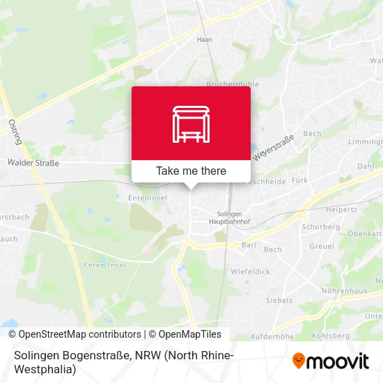 Карта Solingen Bogenstraße