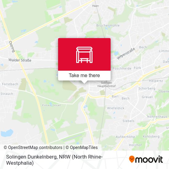 Карта Solingen Dunkelnberg