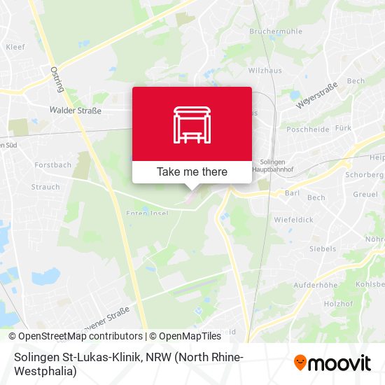 Solingen St-Lukas-Klinik map
