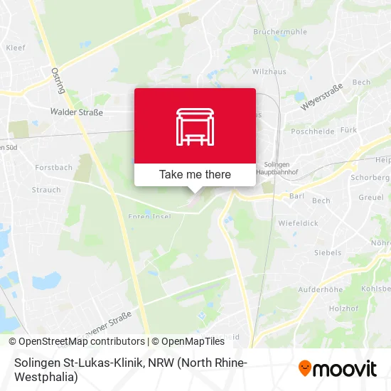 Карта Solingen St-Lukas-Klinik