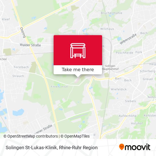 Solingen St-Lukas-Klinik map