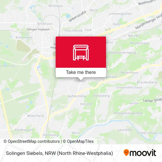 Карта Solingen Siebels