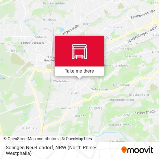 Solingen Neu-Löhdorf map
