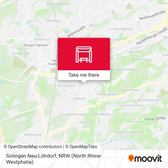 Solingen Neu-Löhdorf map