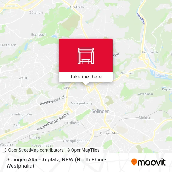 Карта Solingen Albrechtplatz