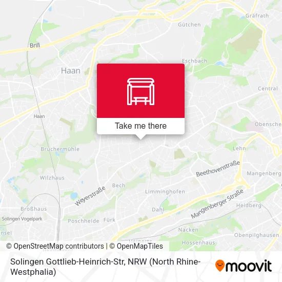 Карта Solingen Gottlieb-Heinrich-Str