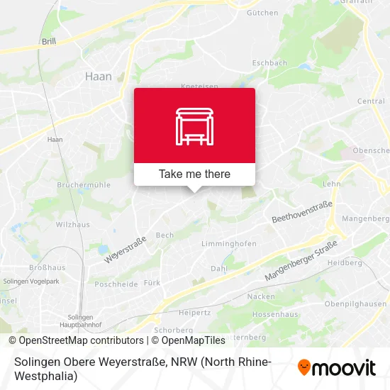 Карта Solingen Obere Weyerstraße