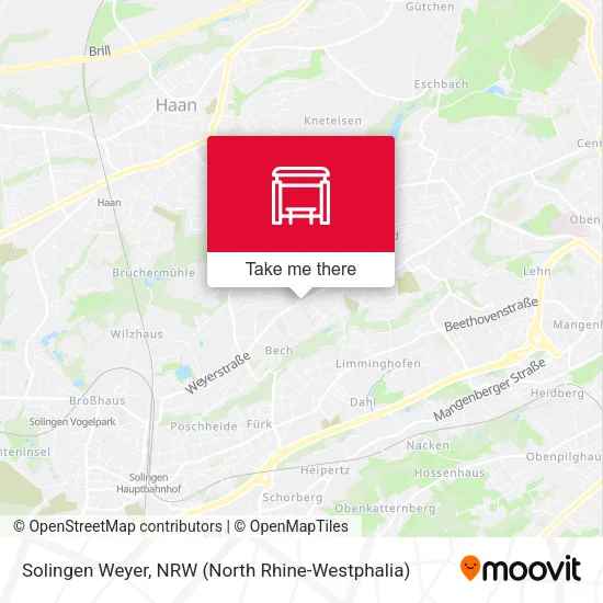 Карта Solingen Weyer